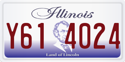 IL license plate Y614024