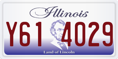 IL license plate Y614029