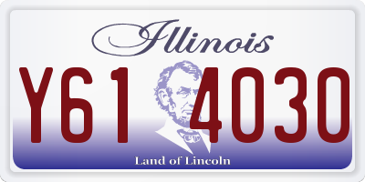 IL license plate Y614030