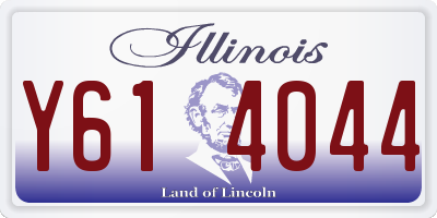 IL license plate Y614044