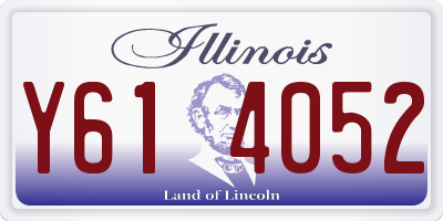 IL license plate Y614052