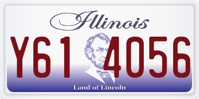 IL license plate Y614056