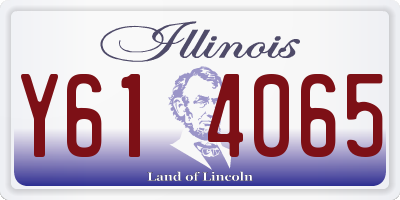 IL license plate Y614065