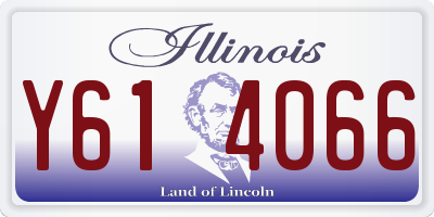 IL license plate Y614066