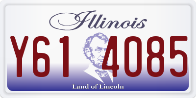 IL license plate Y614085