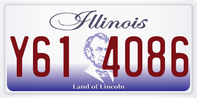 IL license plate Y614086