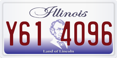 IL license plate Y614096