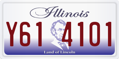 IL license plate Y614101