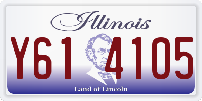IL license plate Y614105