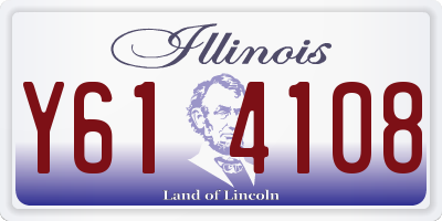 IL license plate Y614108