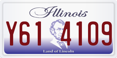 IL license plate Y614109