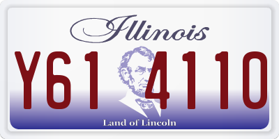 IL license plate Y614110