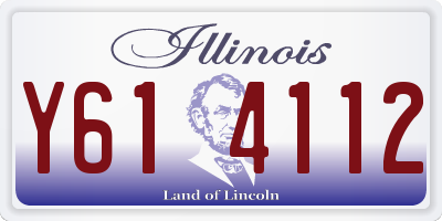 IL license plate Y614112