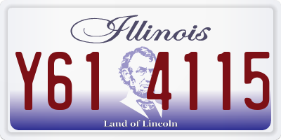 IL license plate Y614115