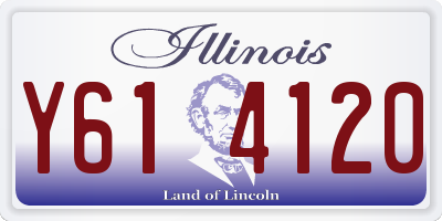 IL license plate Y614120