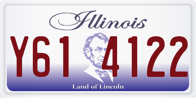 IL license plate Y614122
