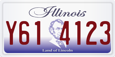 IL license plate Y614123