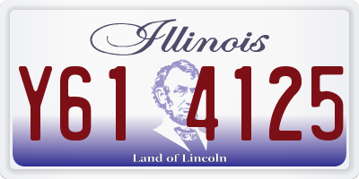 IL license plate Y614125