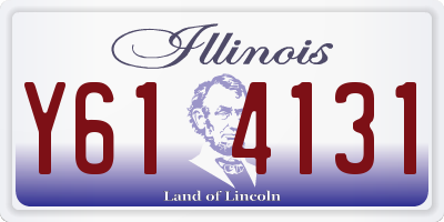 IL license plate Y614131