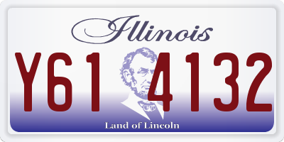 IL license plate Y614132