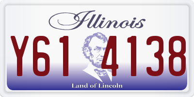 IL license plate Y614138