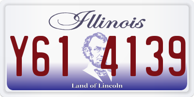 IL license plate Y614139