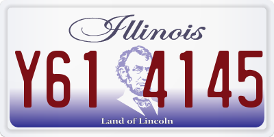 IL license plate Y614145