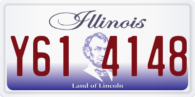IL license plate Y614148