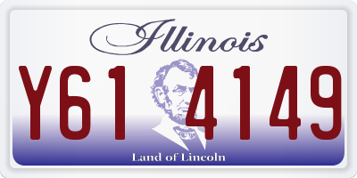 IL license plate Y614149