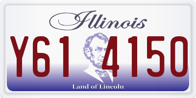 IL license plate Y614150