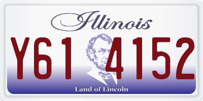 IL license plate Y614152