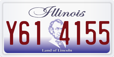 IL license plate Y614155