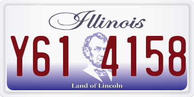 IL license plate Y614158