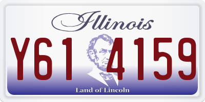 IL license plate Y614159