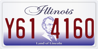 IL license plate Y614160