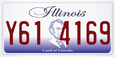 IL license plate Y614169