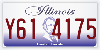 IL license plate Y614175