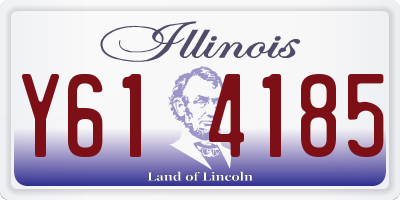 IL license plate Y614185