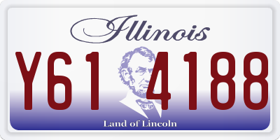 IL license plate Y614188