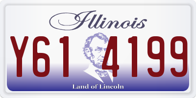 IL license plate Y614199