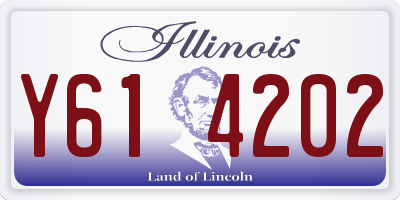 IL license plate Y614202