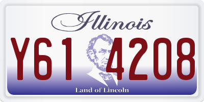 IL license plate Y614208