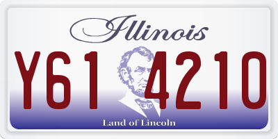 IL license plate Y614210