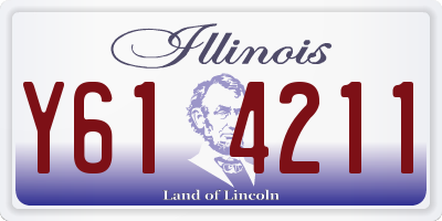 IL license plate Y614211