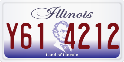 IL license plate Y614212