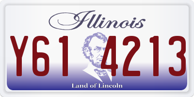 IL license plate Y614213