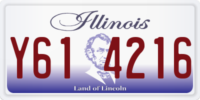 IL license plate Y614216