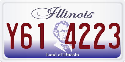 IL license plate Y614223