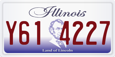 IL license plate Y614227