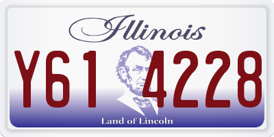 IL license plate Y614228